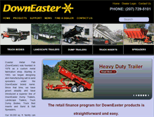 Tablet Screenshot of downeastermfg.com
